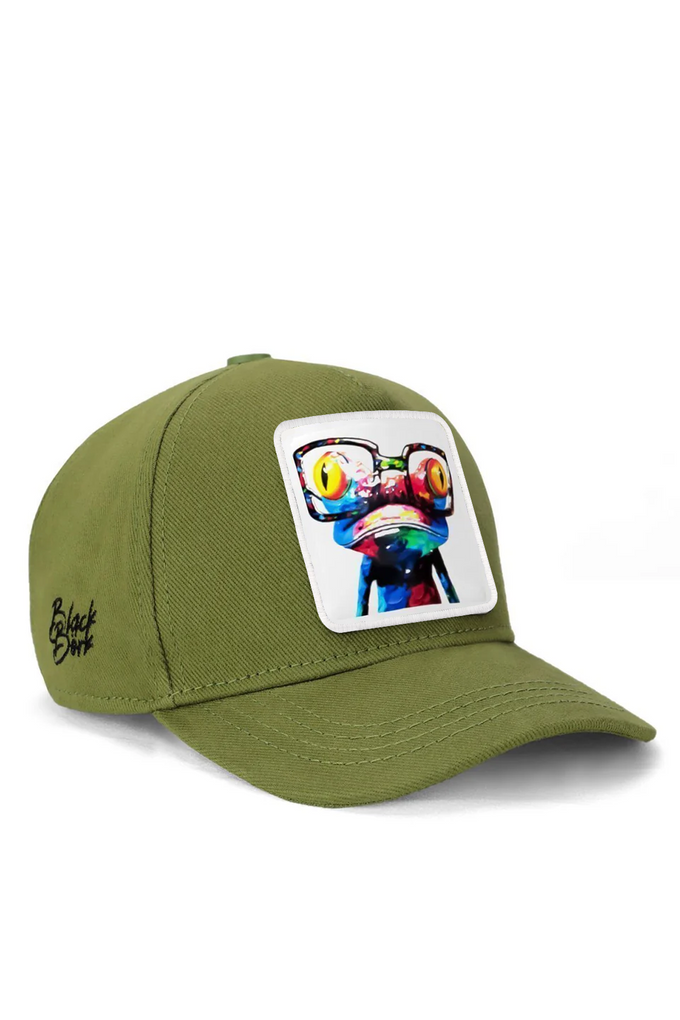 Kids Chameleon Logo Green Children's Baseball Cap