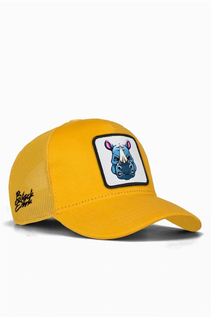 kids-gergedan-logolu-sari-cocuk-trucker-sapka-2122 - BlackBörk TR