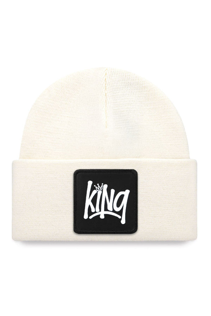king-logolu-beyaz-bere-449 - BlackBörk TR