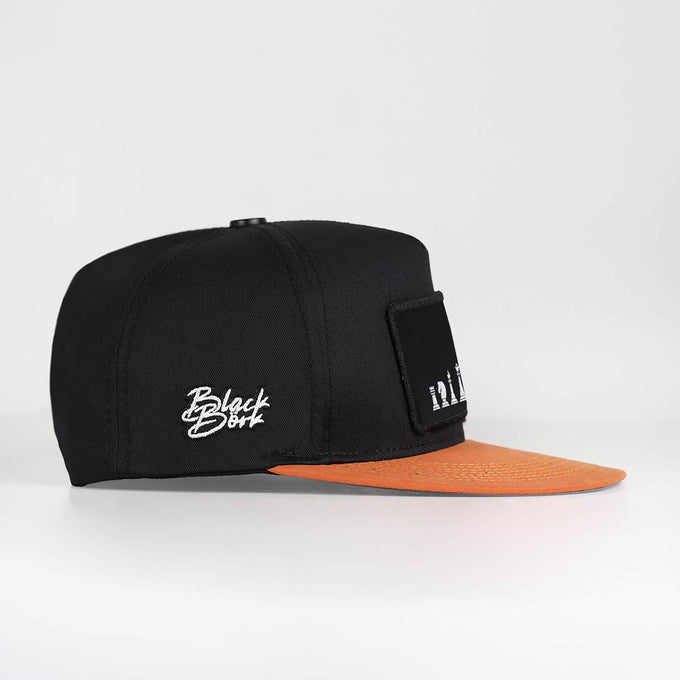 king-logolu-kiremit-siyah-hip-hop-sapka-3541 - BlackBörk TR