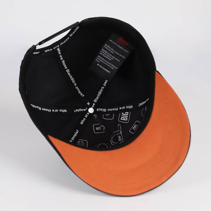 king-logolu-kiremit-siyah-hip-hop-sapka-3544 - BlackBörk TR