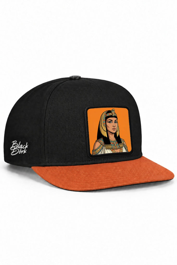 Kleopatra Logolu Kiremit-Siyah Hip Hop Şapka