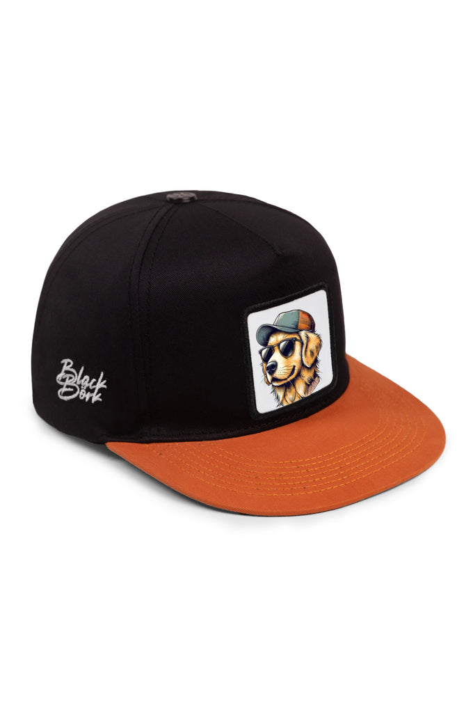 kopek-logolu-kiremit-siyah-hip-hop-sapka-5795 - BlackBörk TR