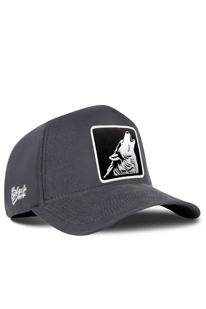 Wolf Logo Anthracite Baseball Cap