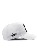 White Baseball Cap with Wolf Logo
