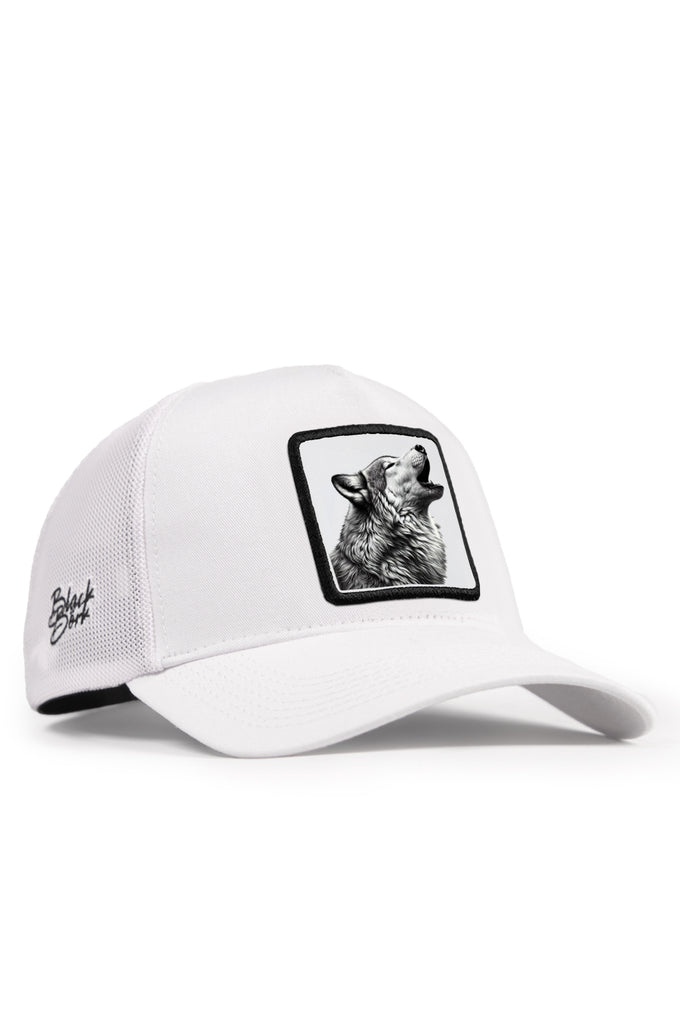 kurt-logolu-beyaz-trucker-sapka-5639 - BlackBörk TR