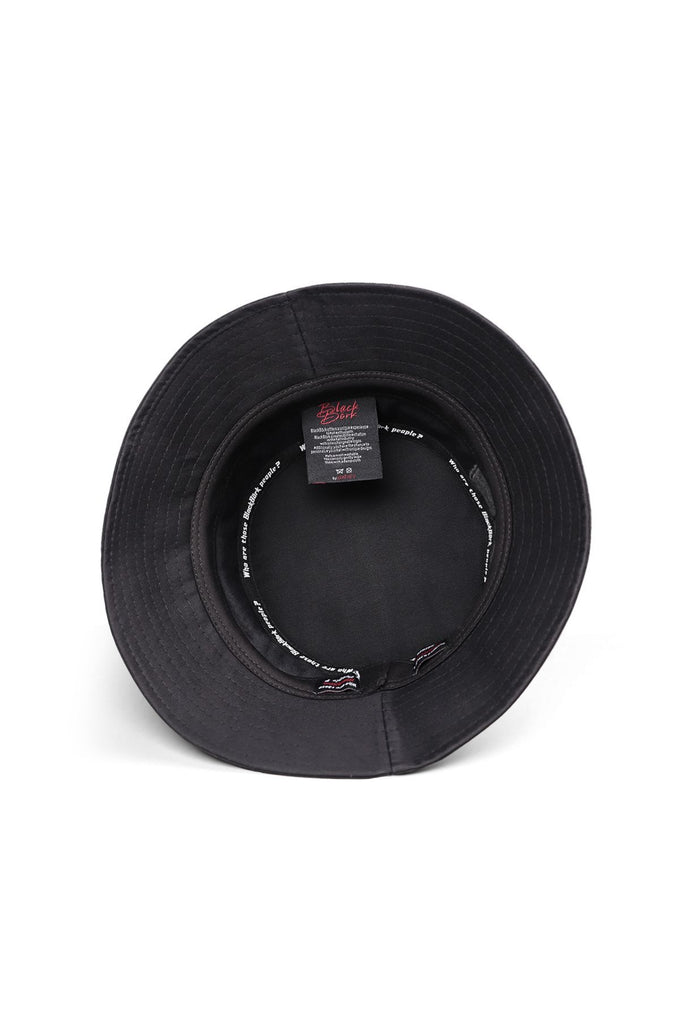 Wolf Logo Bucket Black Hat