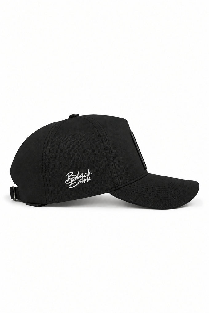 Kurt Logolu Cordura Siyah Beyzbol Şapka