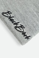 Grey Beanie with Wolf Logo