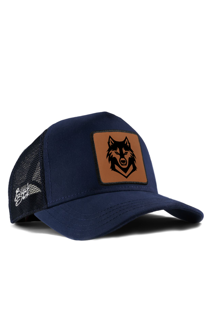 kurt-logolu-lacivert-trucker-sapka-5768 - BlackBörk TR