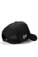Kurt Logolu Siyah Trucker Şapka
