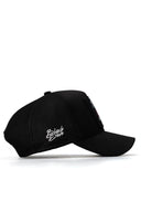 Kurt Logolu Siyah Trucker Şapka