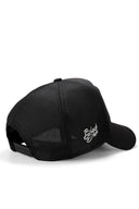 Kurt Logolu Siyah Trucker Şapka