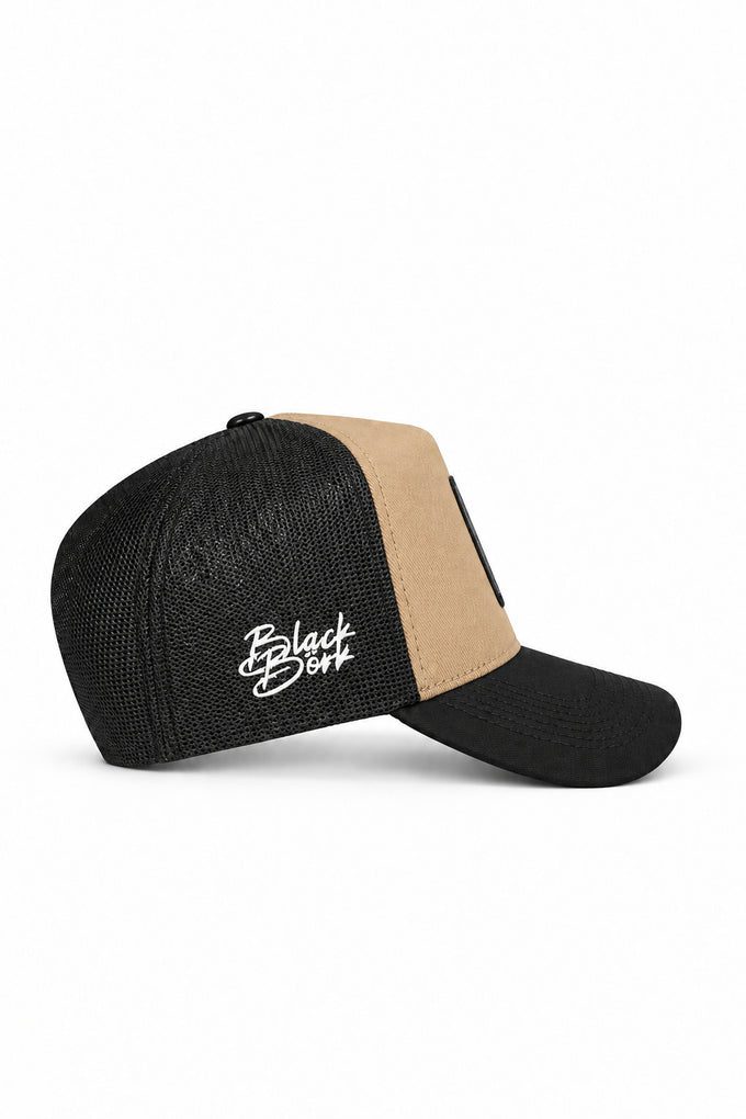 Kurt Logolu Siyah-Vizon Trucker Şapka