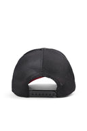 Kurukafa Logolu Kırmızı-Siyah Trucker Şapka