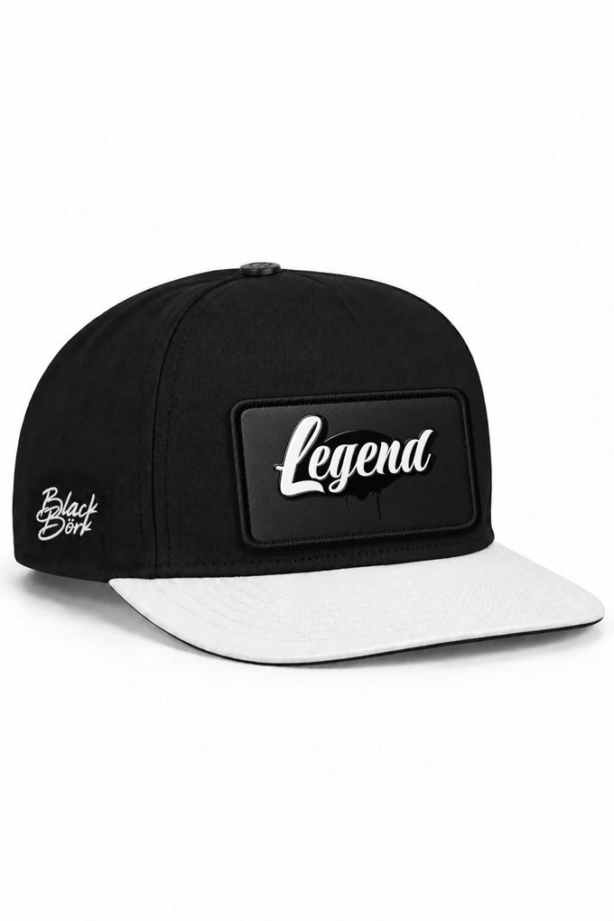 Legend Logolu Beyaz-Siyah Hip Hop Şapka