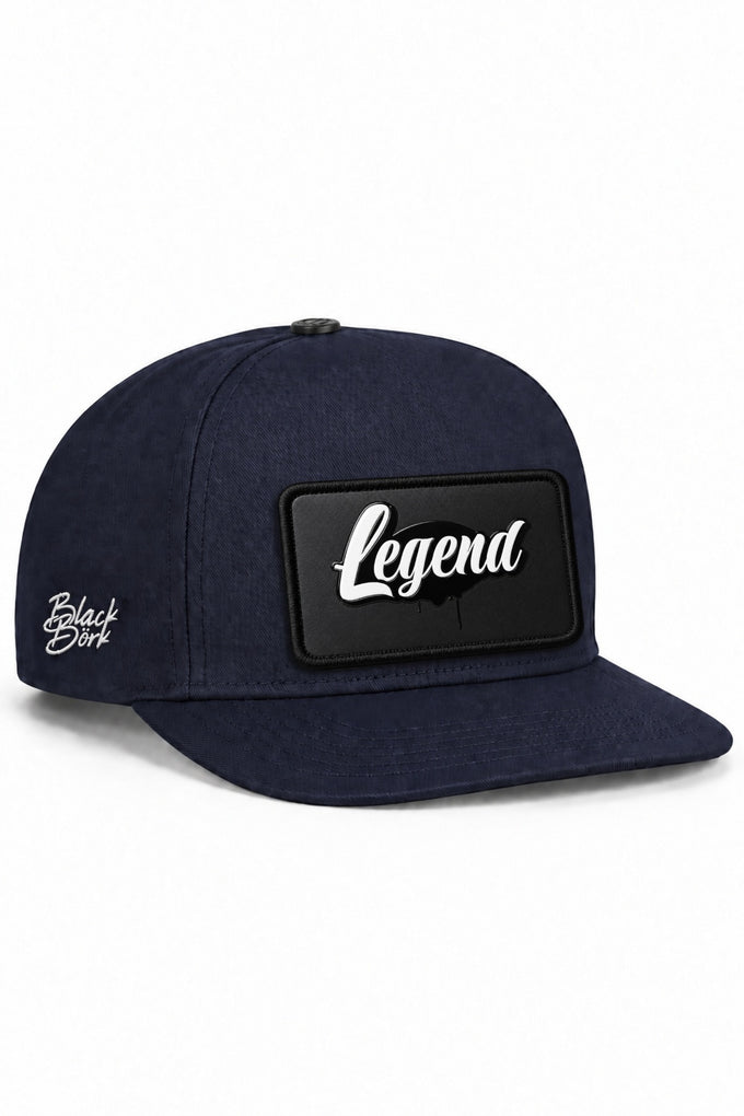 Legend Logolu Lacivert Hip Hop Şapka