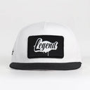 Legend Logolu Siyah-Beyaz Hip Hop Şapka