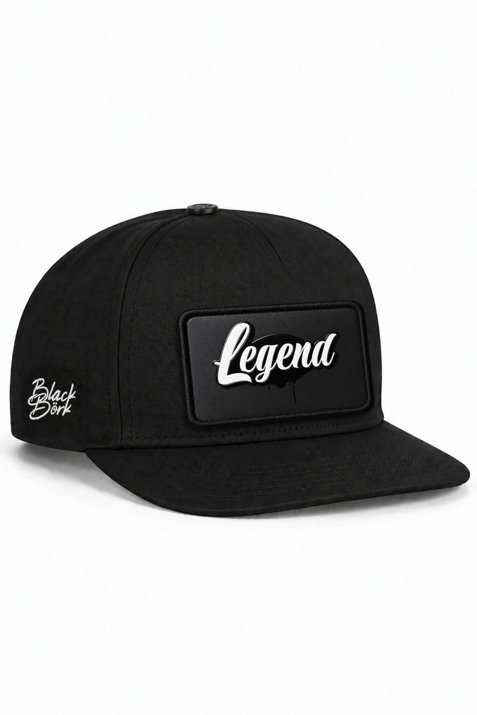 Legend Logolu Siyah Hip Hop Şapka
