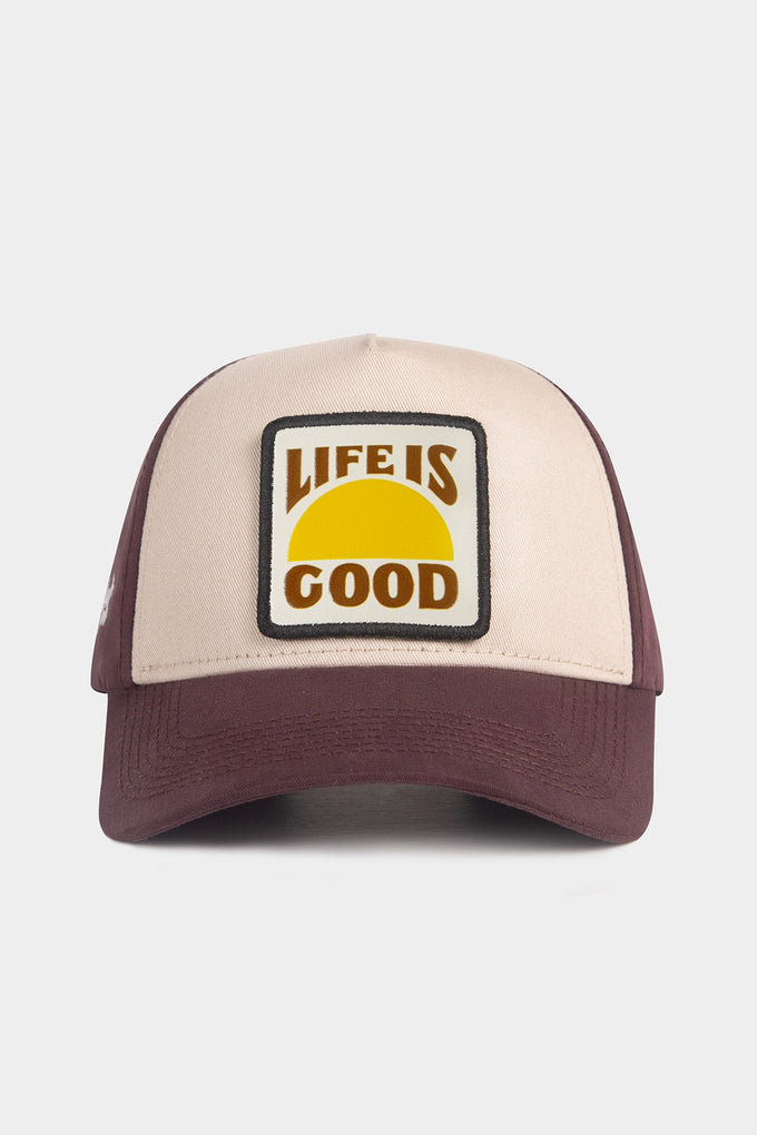 life-is-good-logolu-kahve-bej-beyzbol-sapka-737 - BlackBörk TR