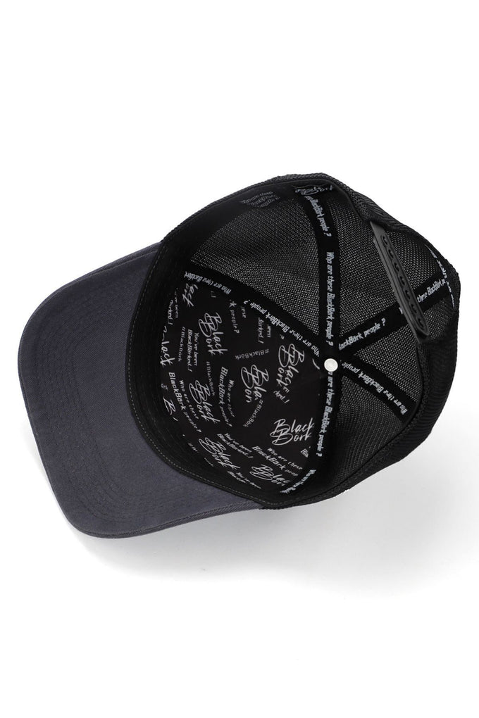 limited-edition-logolu-antrasit-siyah-trucker-sapka-2889 - BlackBörk TR