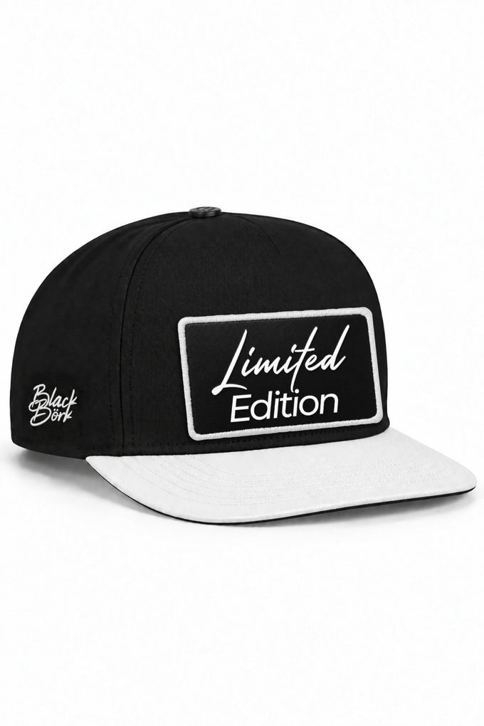 Limited Edition Logolu Beyaz-Siyah Hip Hop Şapka
