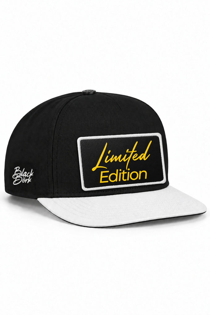 Limited Edition Logolu Beyaz-Siyah Hip Hop Şapka