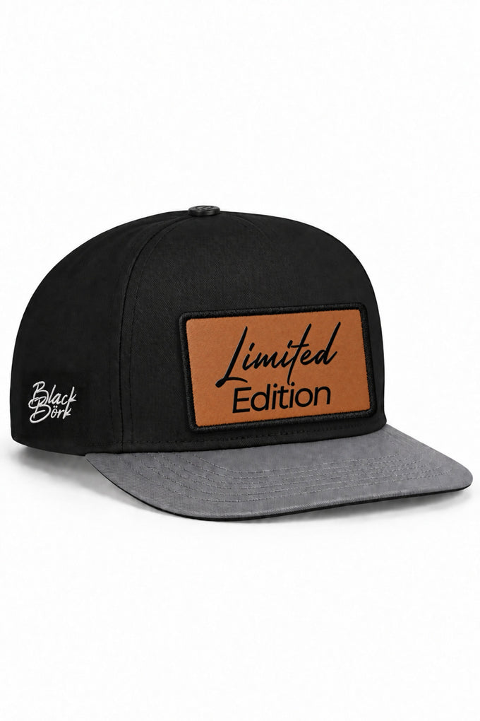Limited Edition Logolu Gri-Siyah Hip Hop Şapka