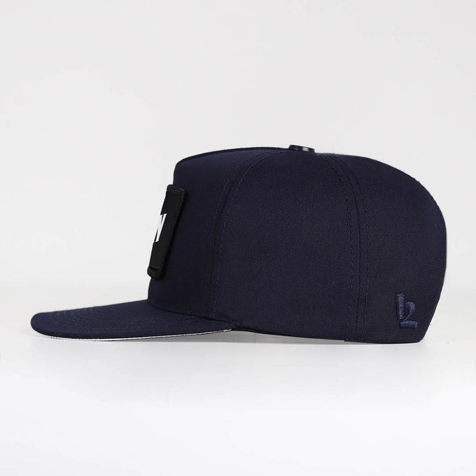 limited-edition-logolu-lacivert-hip-hop-sapka-3570 - BlackBörk TR