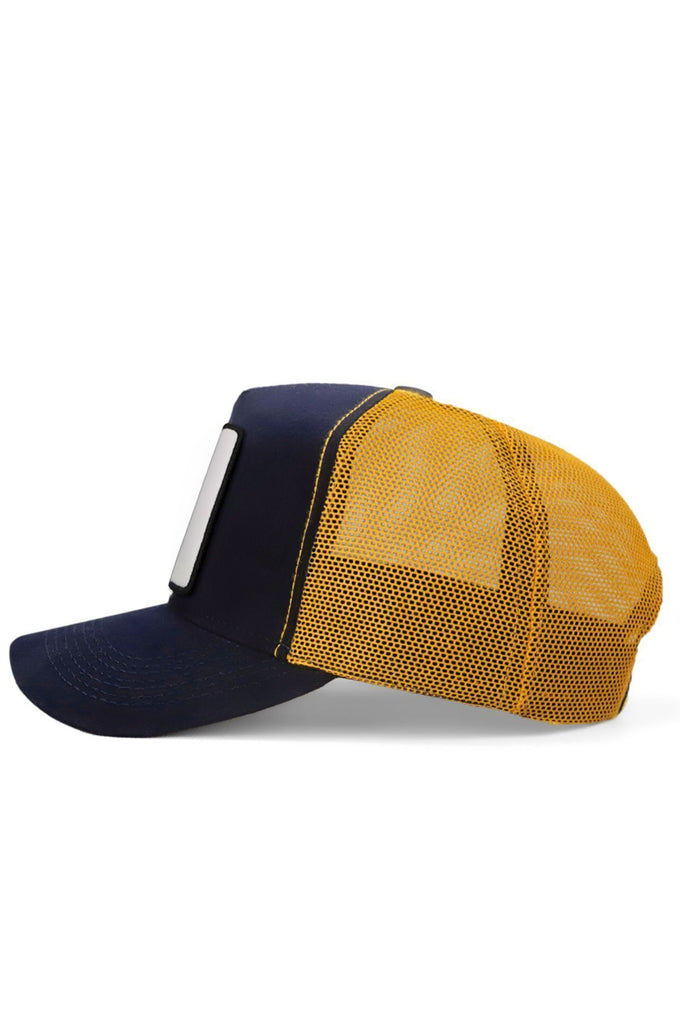 limited-edition-logolu-lacivert-sari-trucker-sapka-2049 - BlackBörk TR