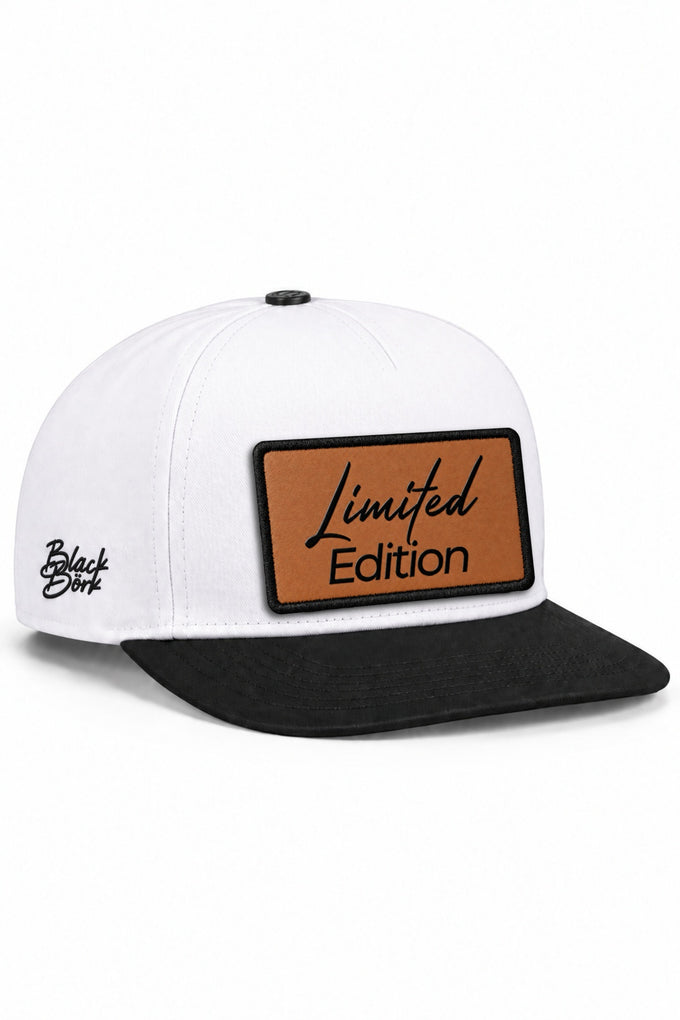 Limited Edition Logolu Siyah-Beyaz Hip Hop Şapka