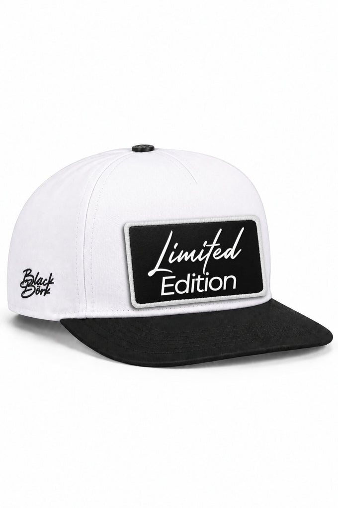 Limited Edition Logolu Siyah-Beyaz Hip Hop Şapka