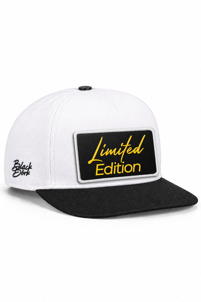 Limited Edition Logolu Siyah-Beyaz Hip Hop Şapka