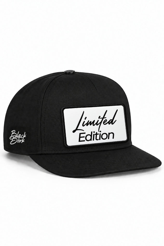 Limited Edition Logolu Siyah Hip Hop Şapka