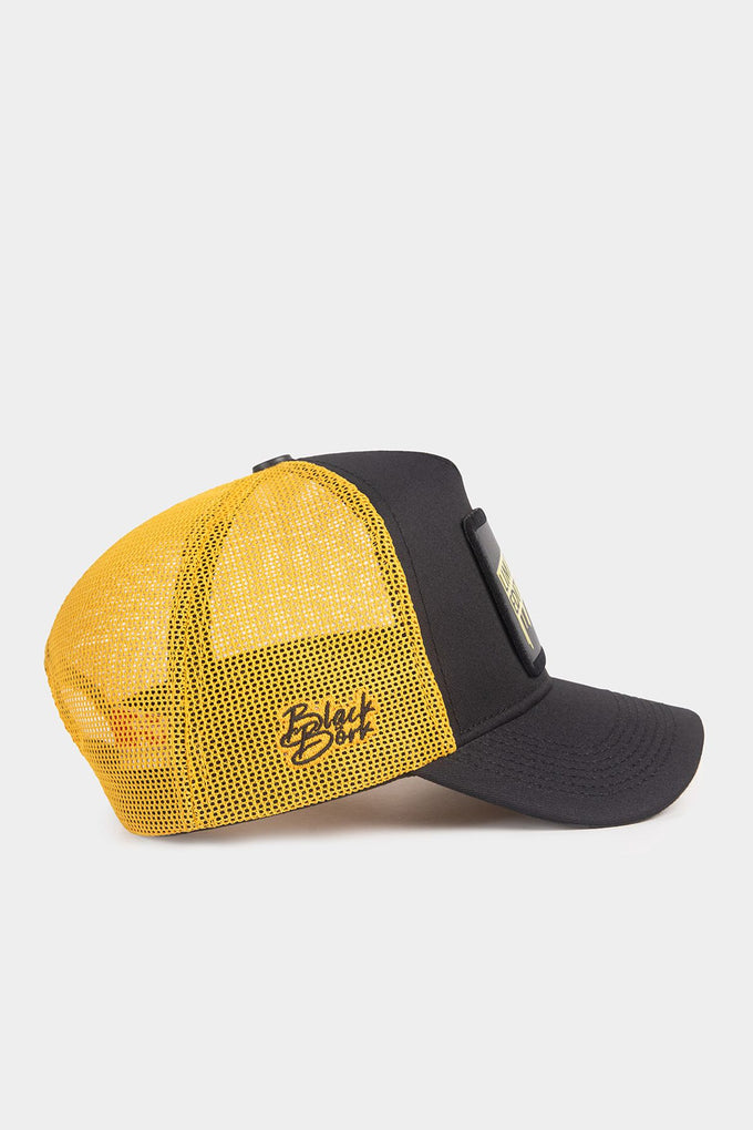 Limited Edition Logo Black-Yellow Trucker Cap 