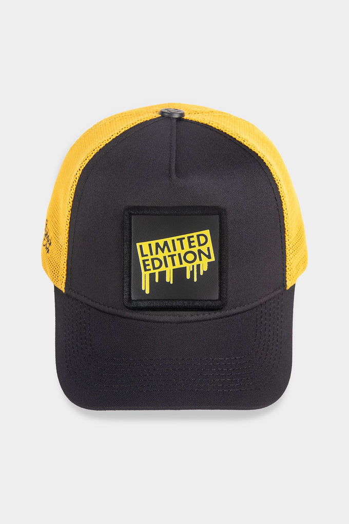 limited-edition-logolu-siyah-sari-trucker-sapka-2090 - BlackBörk TR