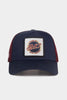 Made in 1987 Logolu Lacivert-Bordo Trucker Şapka