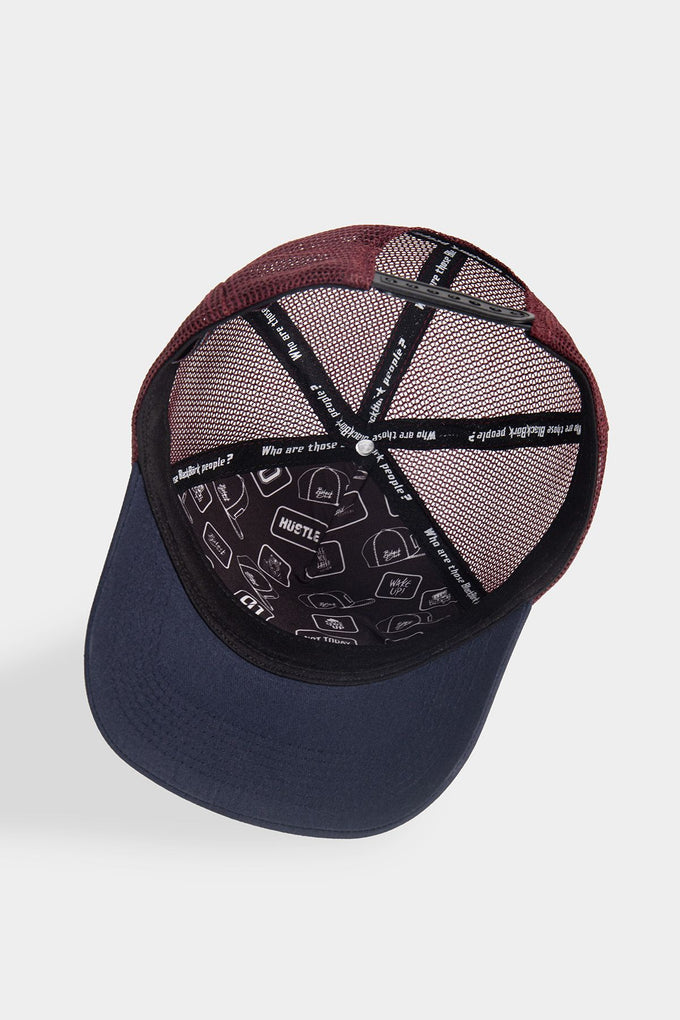 made-in-1987-logolu-lacivert-bordo-trucker-sapka-1958 - BlackBörk TR