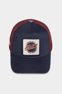 Made in 1987 Logolu Lacivert-Bordo Trucker Şapka
