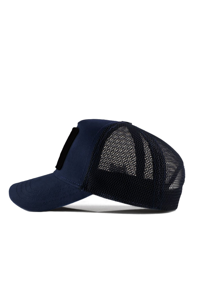 my-life-my-rules-logolu-lacivert-trucker-sapka-2004 - BlackBörk TR