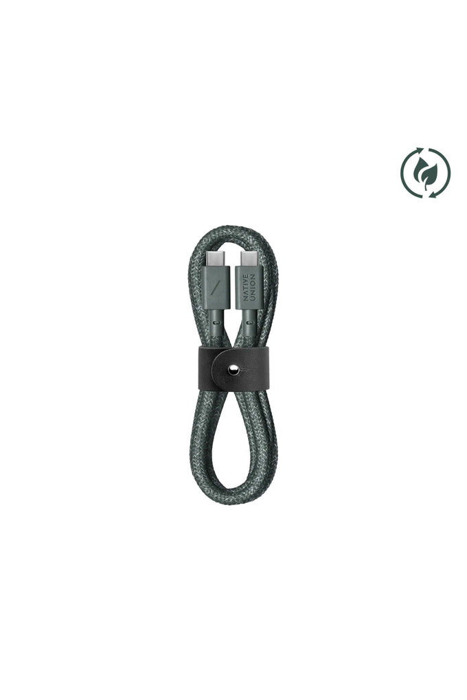 Native Union BELT CABLE-TYPE-C-C SLATE GREEN 1.2M Şarj Kablosu
