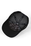 Never Give Up Logolu Siyah-Antrasit Trucker Şapka