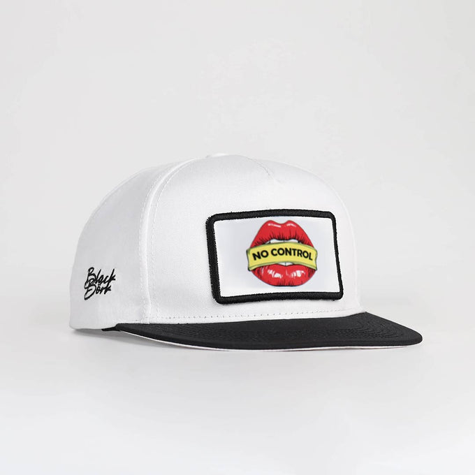 no-control-logolu-siyah-beyaz-hip-hop-sapka-3581 - BlackBörk TR