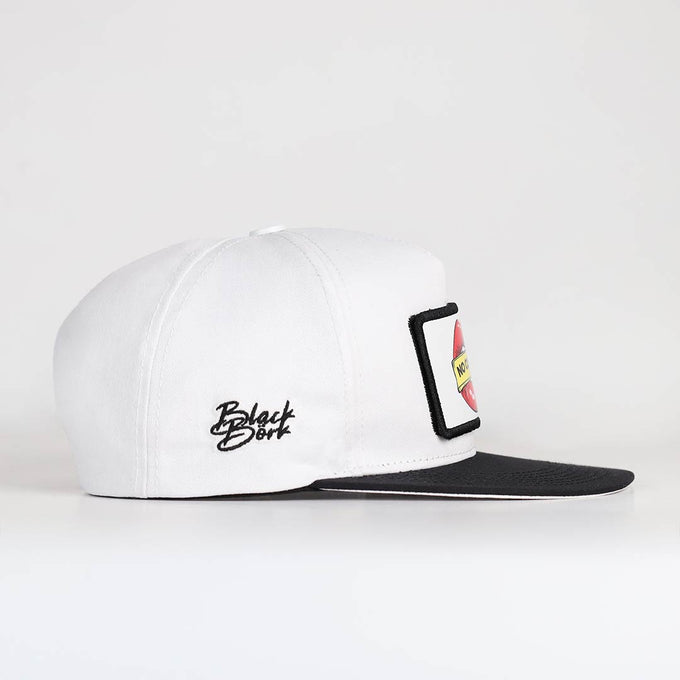 no-control-logolu-siyah-beyaz-hip-hop-sapka-3583 - BlackBörk TR