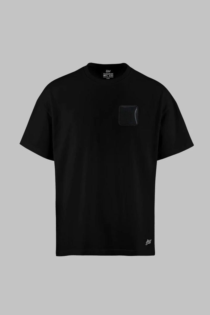 oversize-m-l-b-shirt-siyah-5276 - BlackBörk TR