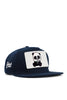 Panda Logolu Hip Hop Lacivert Çocuk Şapka