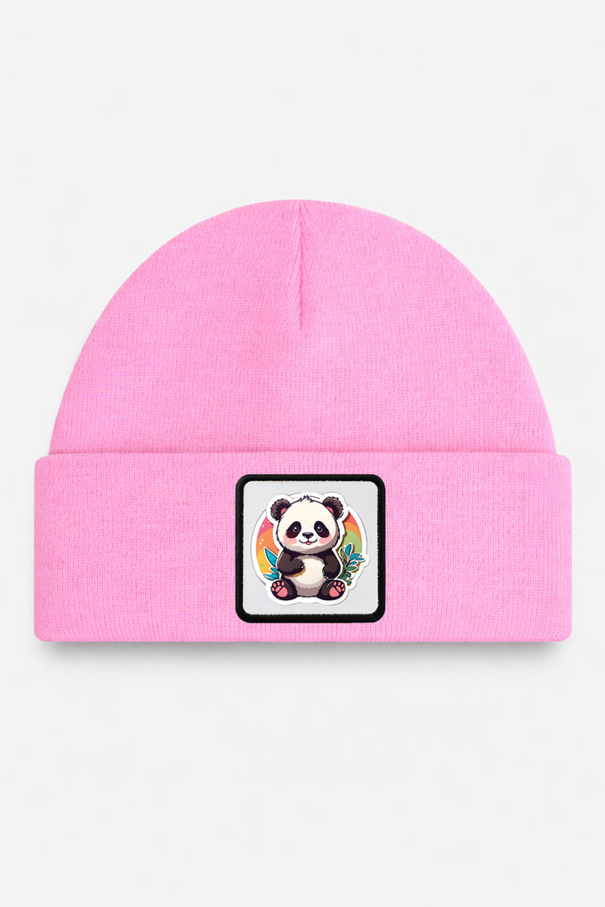 panda-logolu-pembe-cocuk-bere-4953 - BlackBörk TR