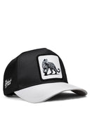 Panter Logolu Beyaz-Siyah Trucker Şapka