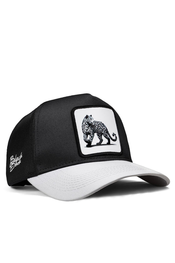 panter-logolu-beyaz-siyah-trucker-sapka-2257 - BlackBörk TR