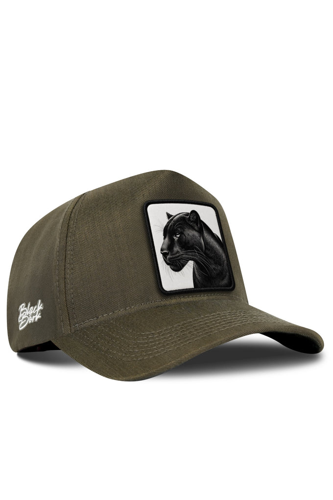 Panter Logolu Cordura Haki Beyzbol Şapka
